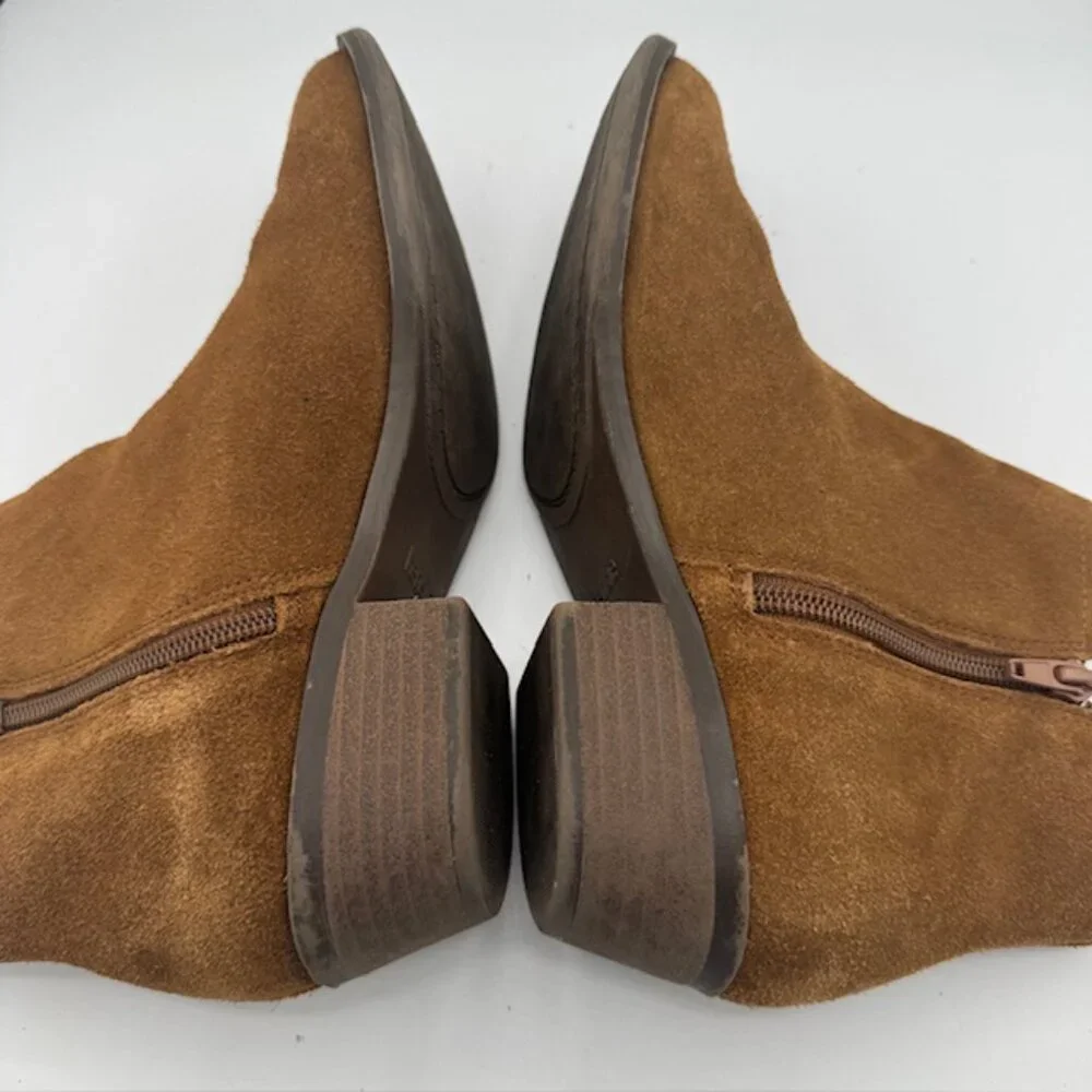 Kensie Women's Brown Suede Ankle Boots Size 8
